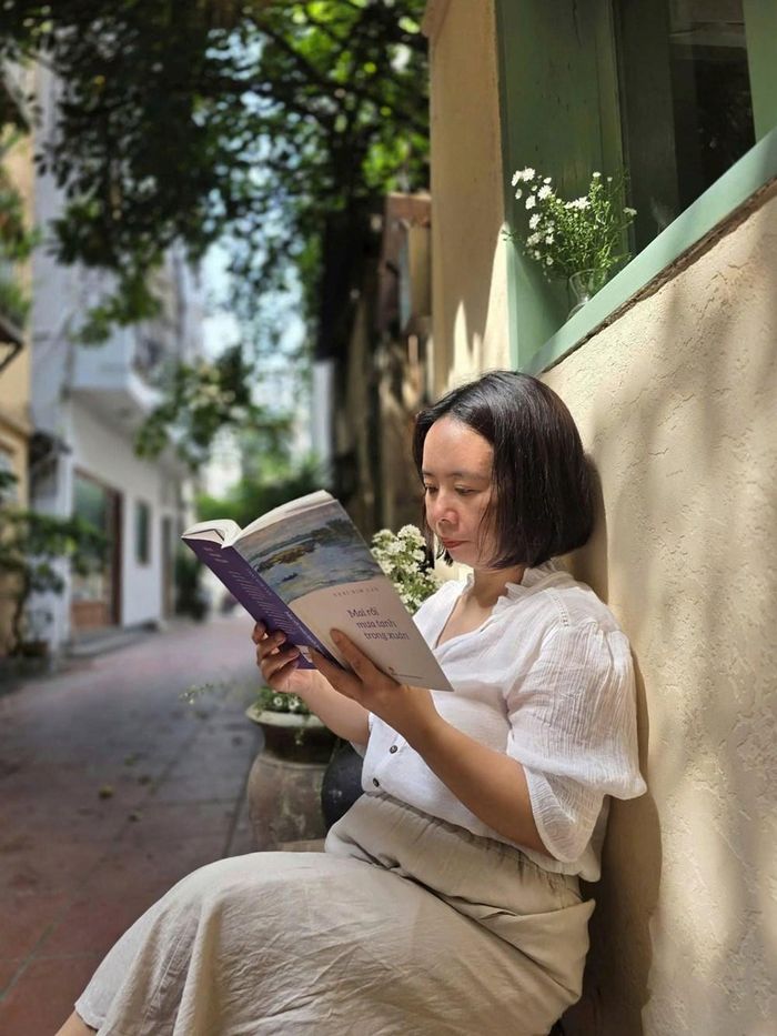 Chủ nhiệm dự án “Sách nhà mình” Lê Thùy Dương. Ảnh: NVCC