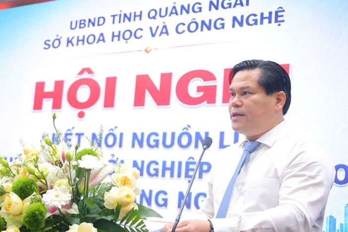 Phó Chủ tịch UBND tỉnh Quảng Ngãi Trần Phước Hiền phát biểu
