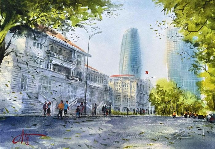 Tác phẩm "Đường Bạch Đằng" của Nguyễn Anh Tài