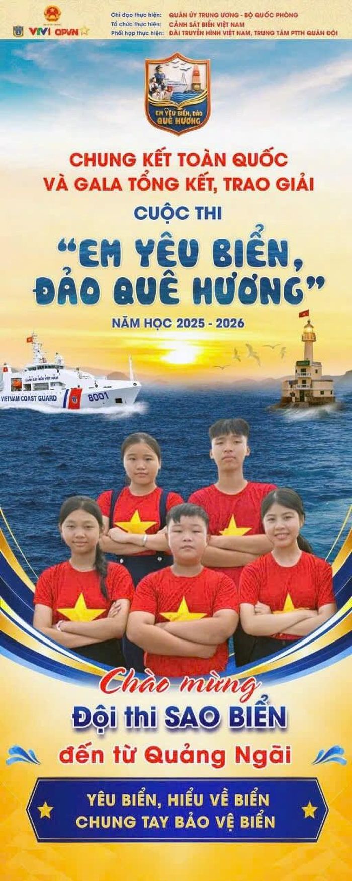 Cuộc thi "Em yêu biển, đảo quê hương" do Cảnh sát biển Việt Nam tổ chức