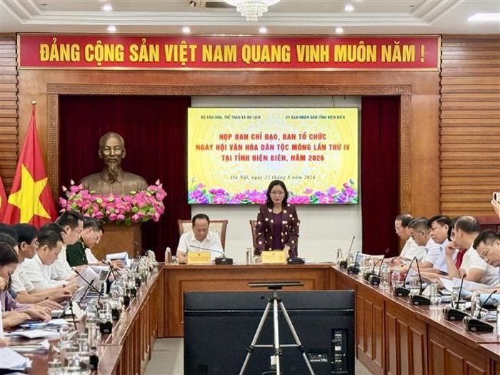 Họp Ban Chỉ đạo, Ban Tổ chức Ngày hội văn hóa dân tộc Mông lần thứ IV tại tỉnh Điện Biên
