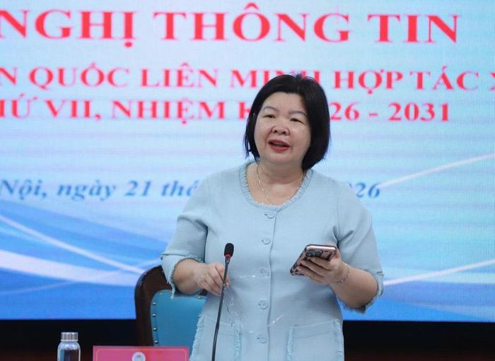 Bà Cao Xuân Thu Vân, Chủ tịch Liên minh HTX Việt Nam - Ảnh: Chinhphu.vn/Đỗ Hương