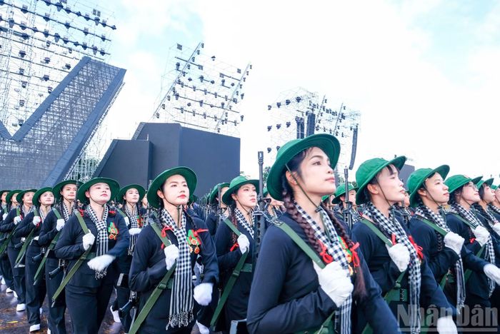 Từng bước hoàn thiện phần trình diễn.