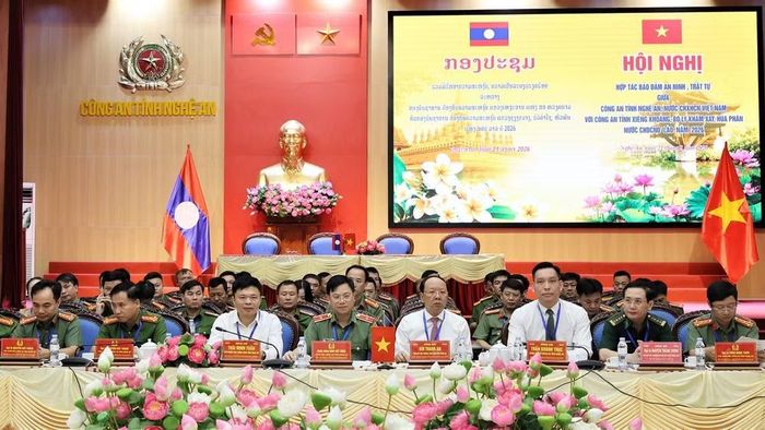 Các đại biểu tỉnh Nghệ An tham dự hội nghị. (Ảnh: CTV)