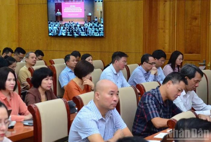 Các đại biểu tham dự hội nghị. (Ảnh: PHẠM CƯỜNG)