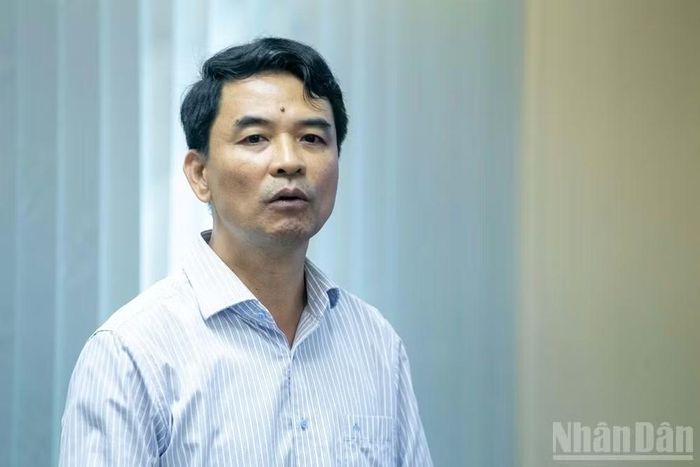 Ông Đinh Hồng Thái, Phó Chủ tịch Liên minh Hợp tác xã Việt Nam cung cấp thêm thông tin đến phóng viên báo chí.