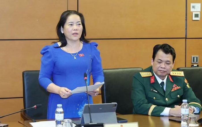 Đại biểu Lê Thị Thanh Lam (Đoàn Cần Thơ). (Ảnh: QH)