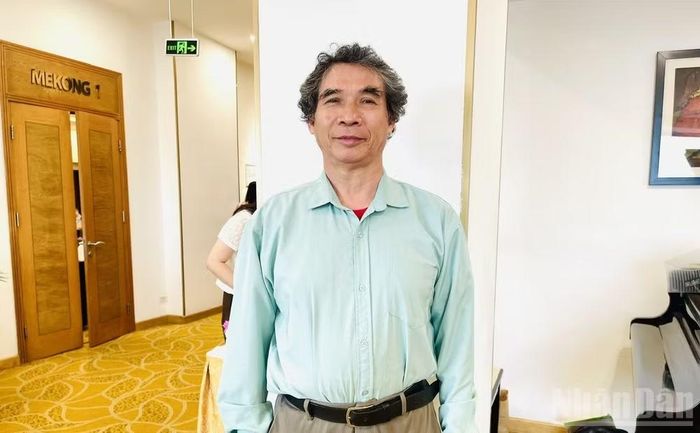 PGS, TS Nguyễn Thường Lạng, giảng viên cao cấp Viện Thương mại và Kinh tế quốc tế, Đại học Kinh tế quốc dân. (Ảnh: KIM DUNG)