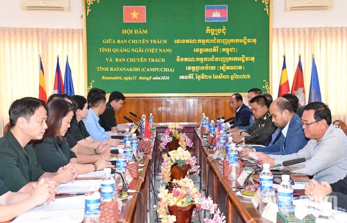 Quang cảnh buổi hội đàm.
