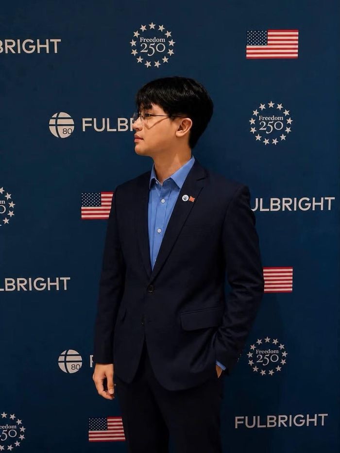 Nguyễn Tuấn Việt tại sự kiện của Chương trình Fulbright.