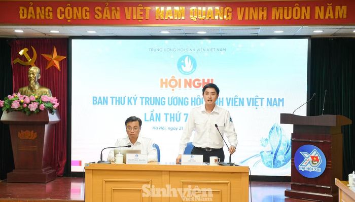 Hội nghị Ban Thư ký T.Ư Hội Sinh viên Việt Nam lần thứ 7, khóa XI, nhiệm kỳ 2023 - 2028.