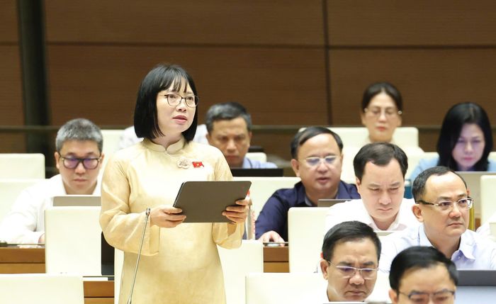 Đại biểu Nguyễn Thị Việt Nga (TP Hải Phòng). Ảnh: QUANG PHÚC