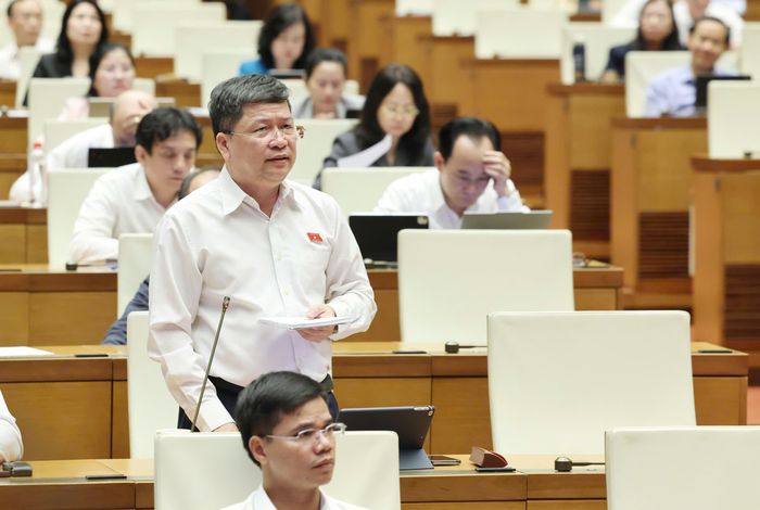 Đại biểu Tạ Văn Hạ (TP Đà Nẵng). Ảnh: QUANG PHÚC