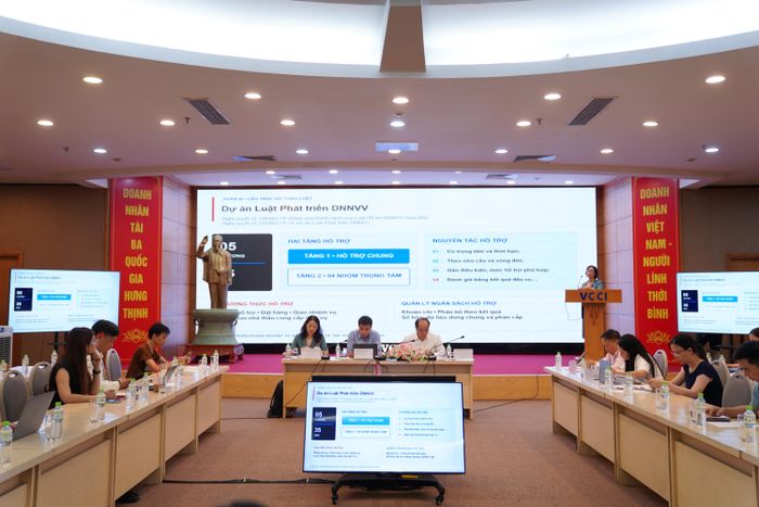 Quang cảnh hội thảo “Hộ kinh doanh và động lực tăng trưởng”. Ảnh: TIẾN CƯỜNG