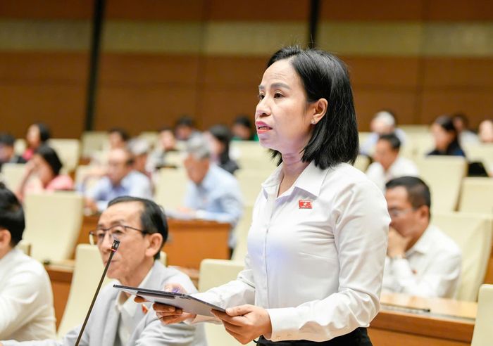 Đại biểu Võ Ngọc Thanh Trúc (TPHCM). Ảnh: QUANG PHÚC 