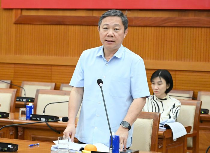 Trưởng Ban Tuyên giáo và Dân vận Thành ủy TPHCM Dương Anh Đức phát biểu. Ảnh: VIỆT DŨNG
