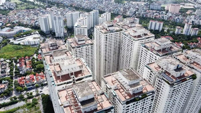 Giá chung cư giảm. Ảnh: Hữu Tuấn.