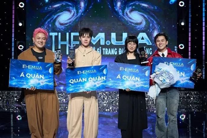 Cee Dương (đội Thanh Liêm) giành Á quân 1, trong khi Vokxy (đội Trần Minh Nhựt) và Jack Đô Đô (đội Hải Vân) cùng nhận Á quân 2. (Ảnh: Đoan Phong)