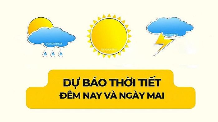 Dự báo thời tiết Hà Nội, nhiều mây, mưa vừa, mưa to, cục bộ mưa rất to, gió Bắc đến Tây Bắc cấp 2-3.