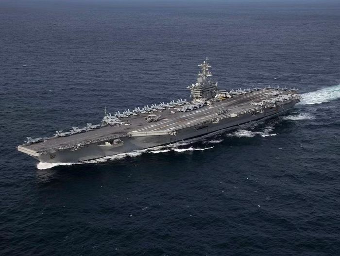 Tàu sân bay Mỹ USS Abraham Lincoln. Ảnh U.S. Navy