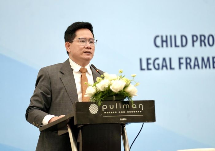 Vụ trưởng Vụ Hợp tác quốc tế Nguyễn Hữu Huyên phát biểu bế mạc.