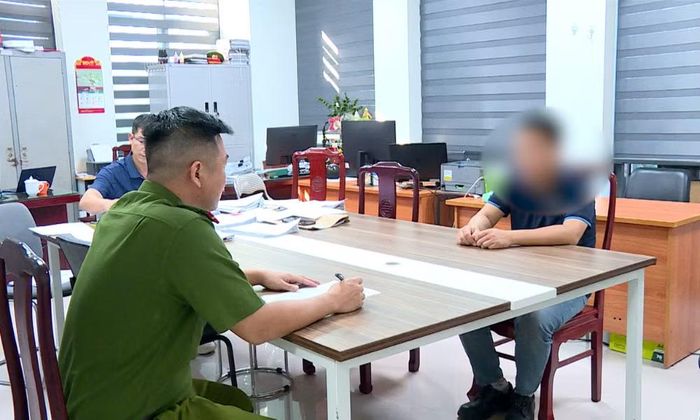 Cơ quan Công an làm việc với T.V.H.