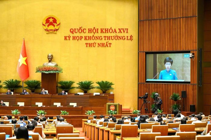 Quang cảnh phiên họp ngày 21/8. Ảnh: Như Ý.