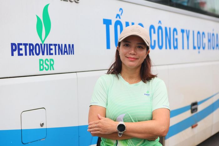 Chị Nguyễn Thị Thúy Mai, Đội trưởng Đội bơi BSR.