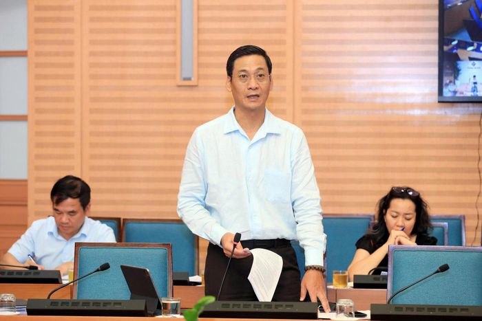 Giám đốc Sở Nông nghiệp và Môi trường Hà Nội Lê Thanh Nam.