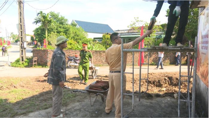 Hoạt động ý nghĩa của các chiến sĩ CSGT đã góp phần lan tỏa tinh thần tương thân tương ái.