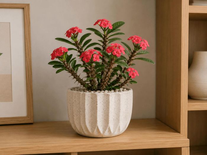 Ngay cả khi trẻ không tiếp xúc trực tiếp với nhựa, cây xương rồng bát tiên vẫn có thể gây nguy cơ bị đâm hoặc trầy xước.