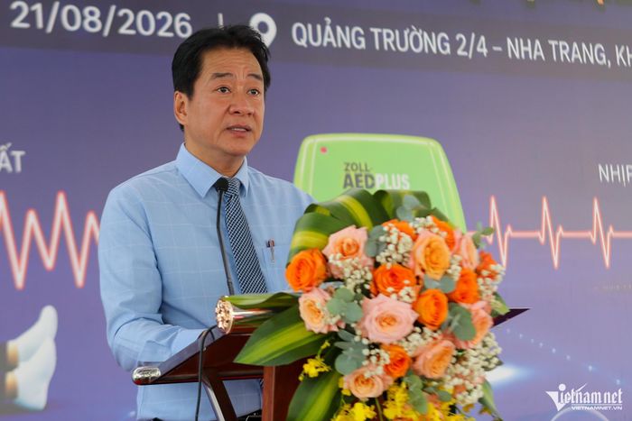 Ông Nguyễn Long Biên, Phó Chủ tịch UBND tỉnh Khánh Hòa phát biểu tại chương trình. Ảnh: Xuân Ngọc