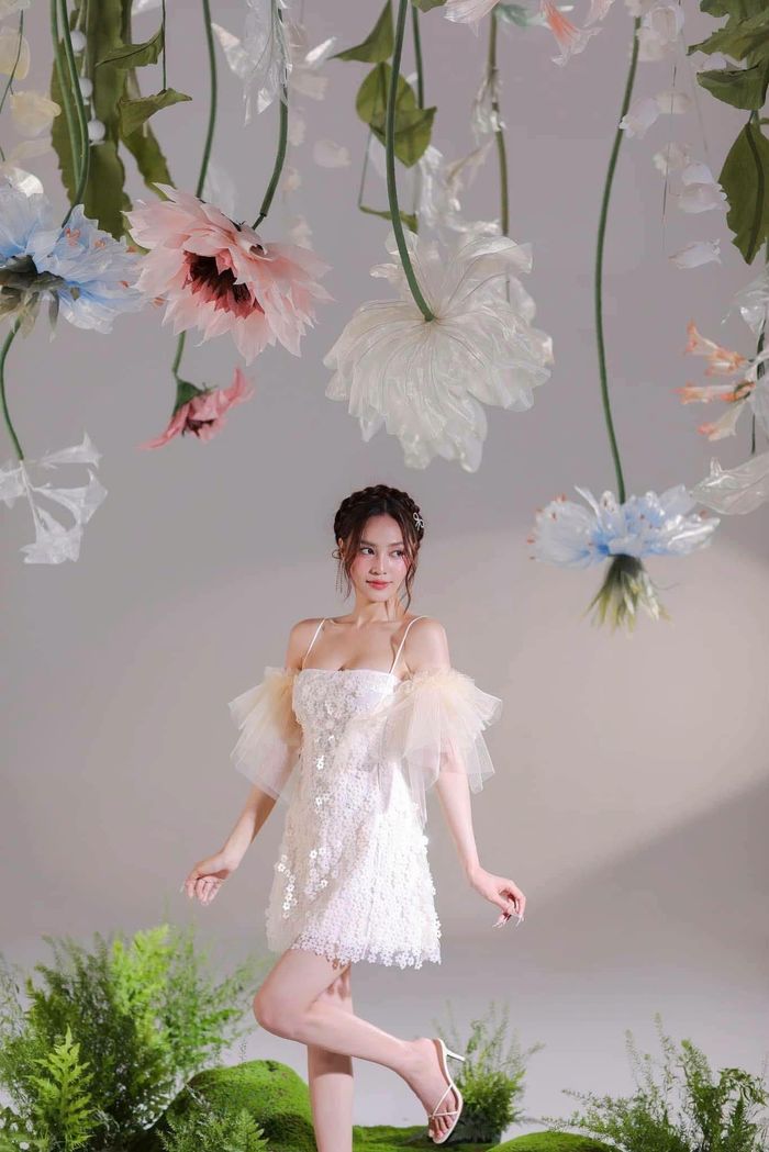Diễn viên Ninh Dương Lan Ngọc ngọt ngào.