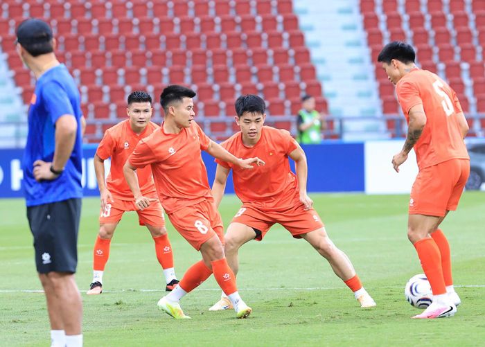 Dù làm khách nhưng tuyển Việt Nam tự tin hướng tới chiến thắng.