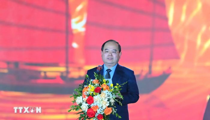 Ủy viên Trung ương Đảng, Bí thư Tỉnh ủy Quảng Ninh Quản Minh Cường. (Ảnh: Thanh Vân/TTXVN)