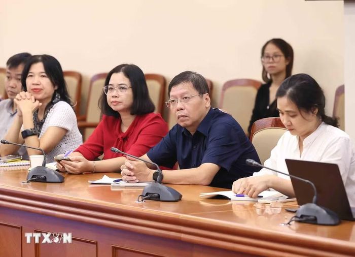 Các đại biểu tham dự tại buổi tọa đàm. (Ảnh: An Đăng/TTXVN)