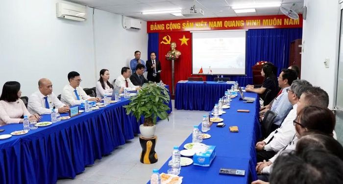 Quang cảnh buổi làm việc. (Ảnh: PV/Vietnam+)