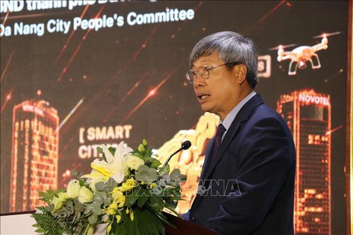 Phó Chủ tịch Ủy ban nhân dân thành phố Đà Nẵng Hồ Quang Bửu phát biểu tại Lễ khai mạc. Ảnh: Khoa Chương/TTXVN