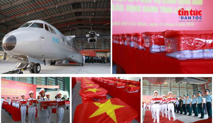 Hơn 7.000 mẫu hài cốt liệt sĩ lên chuyến bay đặc biệt đi giám định ADN.