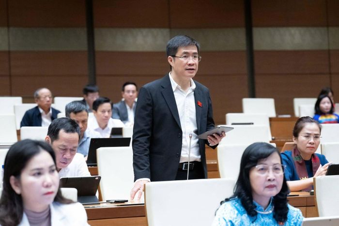 Đại biểu Hoàng Minh Hiếu cho ý kiến về định hướng chính sách sửa đổi Luật Đất đai năm 2024.