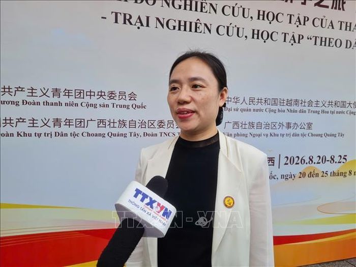 Bà Tả Hướng Lôi, Phó Bí thư Khu đoàn Quảng Tây, Chủ tịch Hội Liên hiệp Thanh niên Quảng Tây cho rằng hoạt động này sẽ góp phần thúc đẩy thanh niên hai nước trở thành lực lượng quan trọng trong sự nghiệp xây dựng đất nước và phát triển chủ nghĩa xã hội ở mỗi nước.