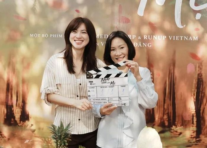 Trong Ngày con còn mẹ, Hồng Đào và Phương Anh Đào vào vai mẹ con. Ảnh: FBNV.