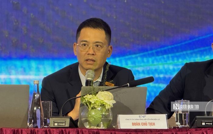 Chủ tịch EVF Phạm Trung Kiên chia sẻ tại đại hội.