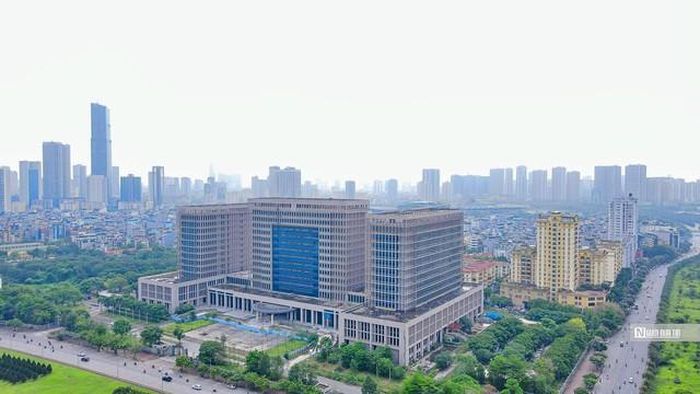 Hồi tháng 10/2025, Thanh tra Chính phủ cũng chỉ ra nhiều sai phạm tại dự án trụ sở Bộ Ngoại giao xây trên đường Lê Quang Đạo, Tp. Hà Nội(Ảnh: Hữu Thắng).