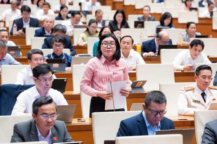 Đại biểu Phan Thị Thuý Linh (Ảnh: Media Quốc hội).