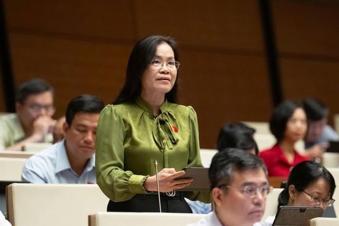 ĐBQH Nguyễn Thị Hồng Hạnh (Ảnh: Media Quốc hội).