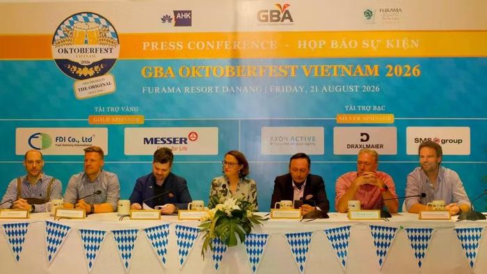 Họp báo công bố GBA Oktoberfest Vietnam 2026 diễn ra tại TP.HCM tối 21/8. Ảnh: XM.