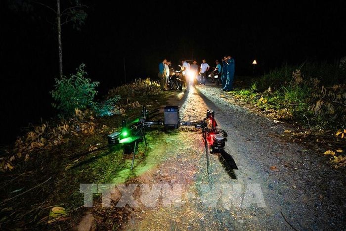 Hoạt động bay thử nghiệm UAV tại Tây Ninh góp phần đánh giá khả năng vận hành và tính ứng dụng của phương tiện không người lái trong thực tế. Ảnh: Giang Phương - TTXVN