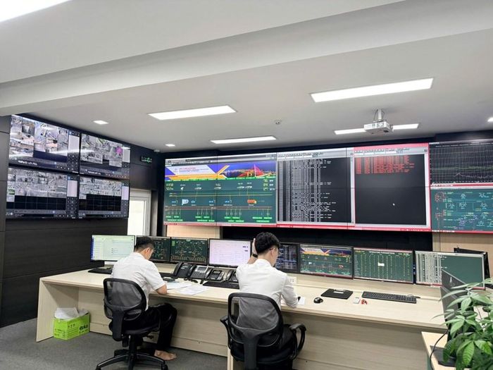Trung tâm điều khiển Công ty Điện lực TP Đà Nẵng (EVNCPC). Ảnh: Văn Giáp/Bnews/vnanet.vn