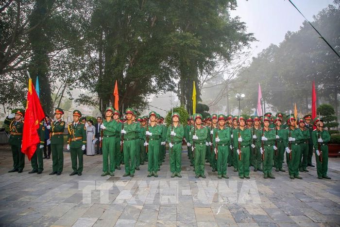 Cán bộ, chiến sĩ Bộ Chỉ huy Quân sự tỉnh Tây Ninh ra sức học tập, rèn luyện, nâng cao bản lĩnh, trình độ và sẵn sàng hoàn thành tốt nhiệm vụ được giao. Ảnh: Giang Phương - TTXVN